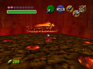 The Legend of Zelda: Ocarina of Time Nintendo 64 Fire dragon