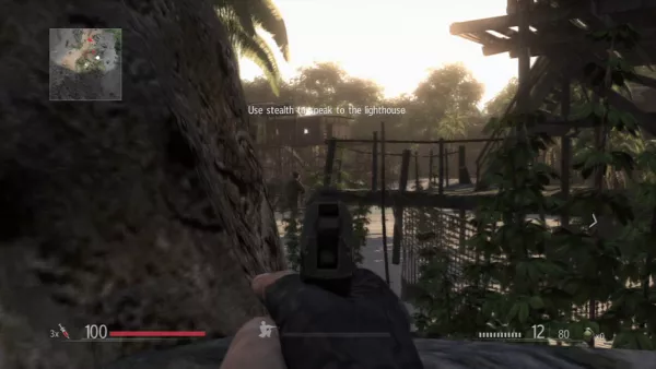Sniper: Ghost Warrior PlayStation 3 Be very close if you want to use your gun without raising alarm