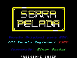 Serra Pelada ZX Spectrum Title screen