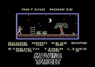 Moving Target Commodore 64 Lets kill the Evil Drugs Duke