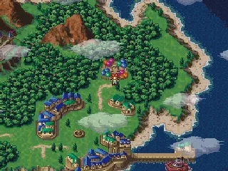 Final Fantasy Chronicles PlayStation Chrono Trigger, Part of the World Map