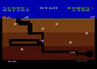 Ant Eater Atari 8-bit Two enemies