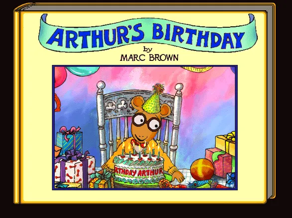 Arthur&#x27;s Birthday Windows 3.x Title screen.