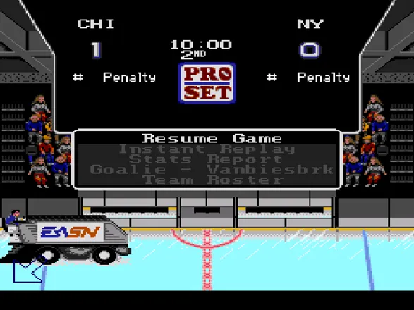 NHLPA Hockey &#x27;93 SNES Game Options