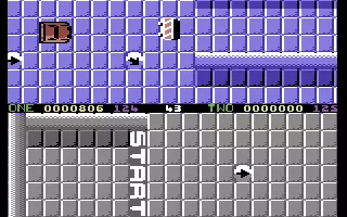The Race Commodore 64 Avoid the obstacles
