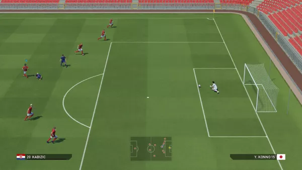 PES 2015: Pro Evolution Soccer PlayStation 4 The keeper has no trouble catching this ball
