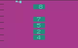 Brain Games Atari 2600 Add up the numbers in Add Me