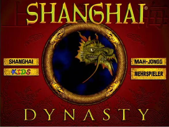 Shanghai: Dynasty Windows Main screen