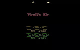 Front Line Atari 2600 Title screen