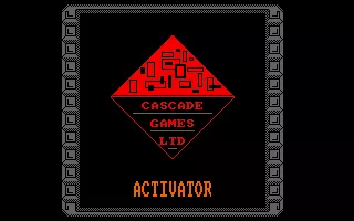 Activator Amstrad CPC Title Screen