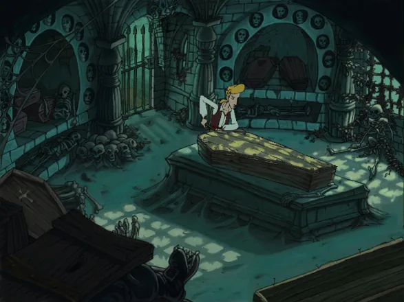 The Curse of Monkey Island Windows An animation in progress