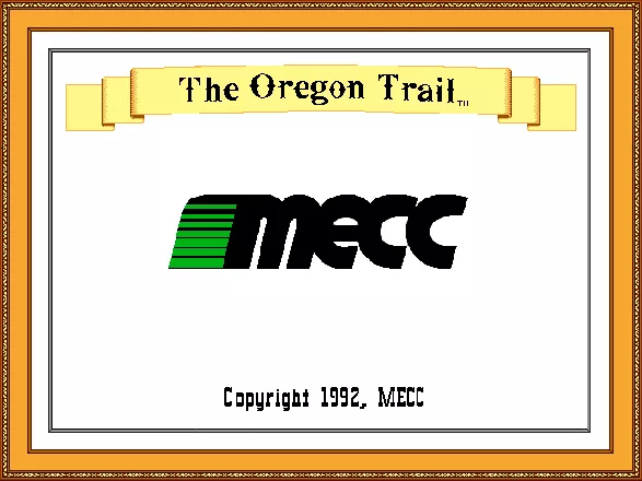 The Oregon Trail Windows 3.x Title