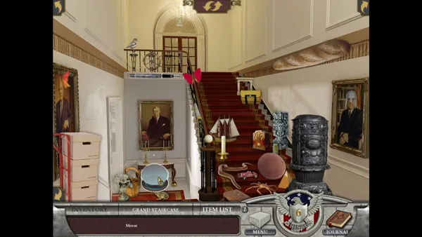 Hidden Mysteries: The White House Windows The last part of the game sees the player revisiting the locations to find small mirrors needed to complete the final puzzle