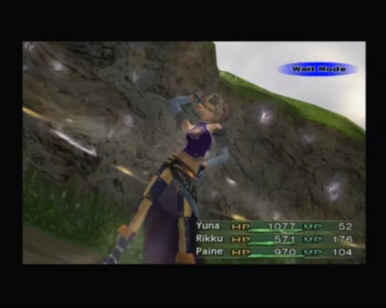 Final Fantasy X-2 PlayStation 2 Wait mode
