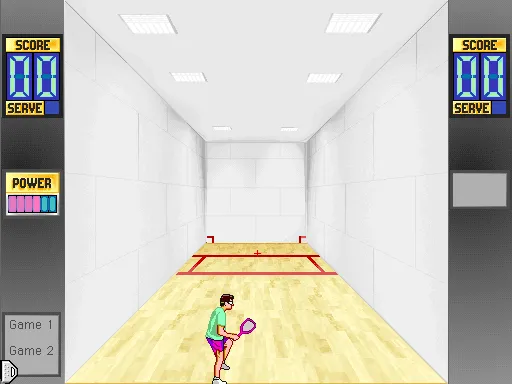 Club Racquetball Macintosh Practice mode