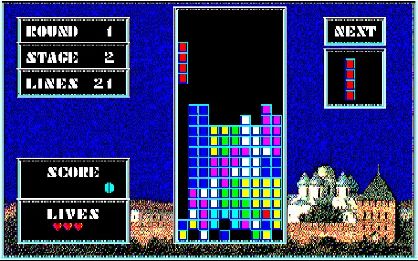 Tetris PC-88 Here comes a tetris!