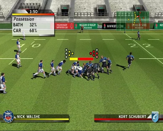 Rugby Challenge 2006 PlayStation 2 Part way  through a game and this, I think, is a maul