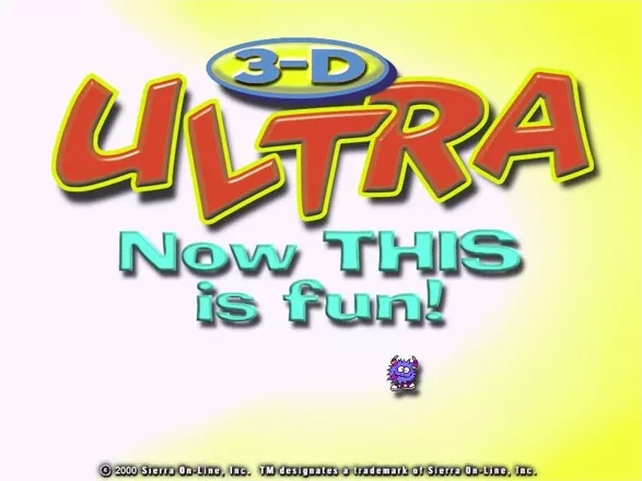 3-D Ultra Pinball: Thrillride Windows The first title screen is followed by a brief animation