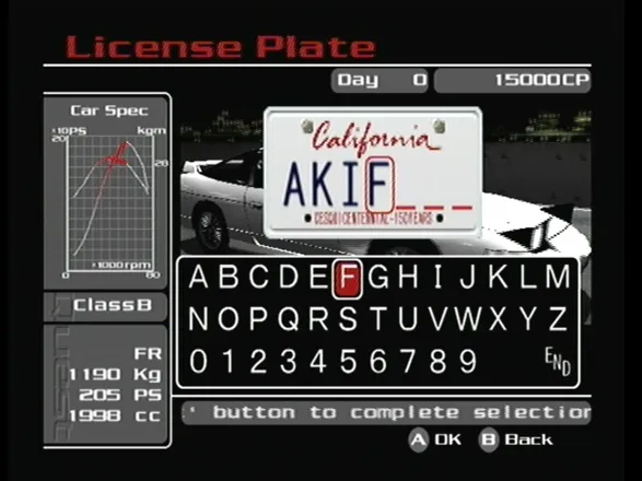 Tokyo Xtreme Racer 2 Dreamcast Time to personalise our plate. 