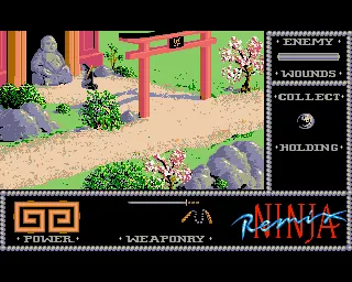 The Last Ninja Amiga Buddha shrines provide you with the quests and give you hints along your journey only if you pray in front of them.