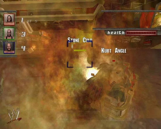 WWE Crush Hour PlayStation 2 Some of the explosions can look quite pretty