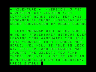 The Golden Voyage TRS-80 CoCo Title