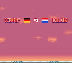 International Superstar Soccer Deluxe SNES The match will start in a few seconds...