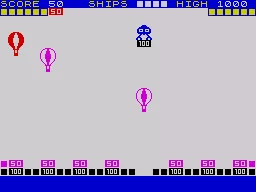 Balloon Hopper ZX Spectrum Level 1 - modified version &#x22;Balloon&#x22; (H. Nijland).