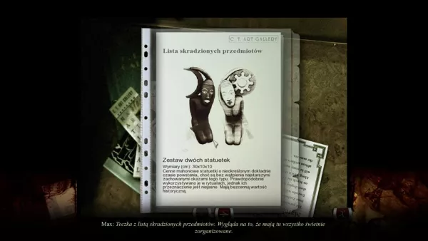 Memento Mori 2: Guardians of Immortality Windows A list of the stolen art pieces