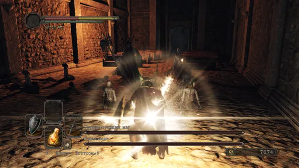 Dark Souls II: Scholar of the First Sin Windows Scholar of the First Sin - Fighting Prowling Magus and Congregation