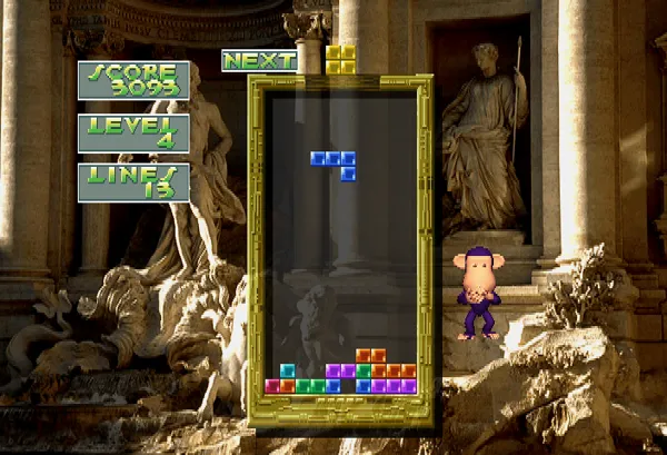Tetris S SEGA Saturn Level 4