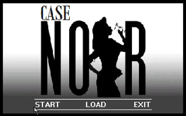 Case Noir Windows Title screen