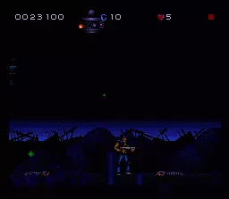 The Terminator SNES Danger from the sky