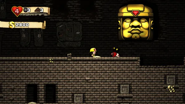Spelunky Windows Here&#x27;s the mighty Olmec, the boss of world 4