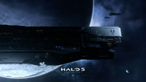 The Halo 5: Guardians loading screen.