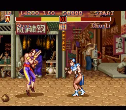 Super Street Fighter II SNES Vega vs Chunli