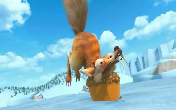 Ice Age: Adventures Android The opening cut-scene with Scrat