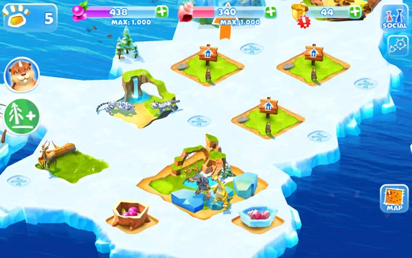 Ice Age: Adventures Android There are plenty of plots left for additional animals.