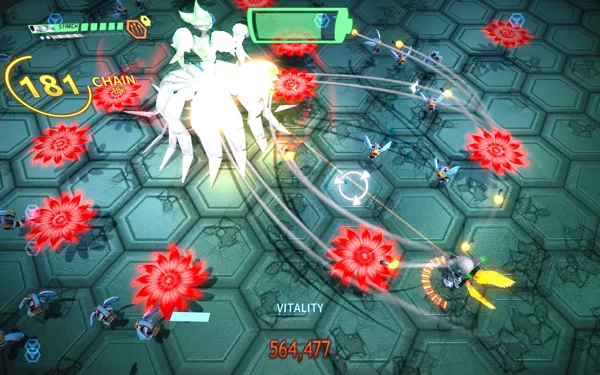 Assault Android Cactus Windows Boss fight against the second Section Lord: Vespula