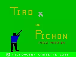 Tiro de Pichon ZX Spectrum Title screen.