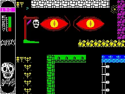 Go to Hell ZX Spectrum Big terrible eyes.