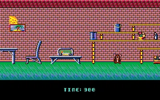 Tom &#x26; Jerry Amiga Start of the game