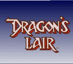 Dragon&#x27;s Lair SNES US Title Screen