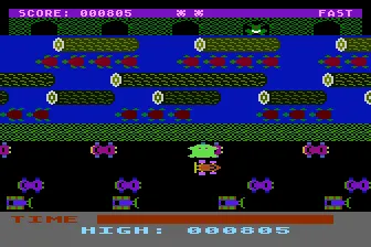 Frogger Atari 8-bit ..and squished (Sierra Harris version)