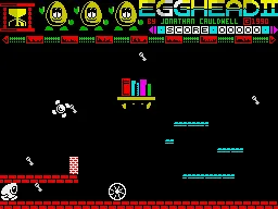 Egghead 2 ZX Spectrum In-game screen.
