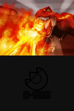 Dinosaur King Nintendo DS The T-Rex breathes fire.