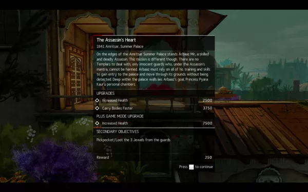Assassin&#x27;s Creed Chronicles: India Windows Level introduction
