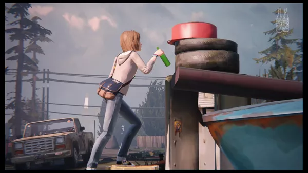 Life Is Strange: Episode 2 - Out of Time PlayStation 4 Collecting empty bottles for target practice