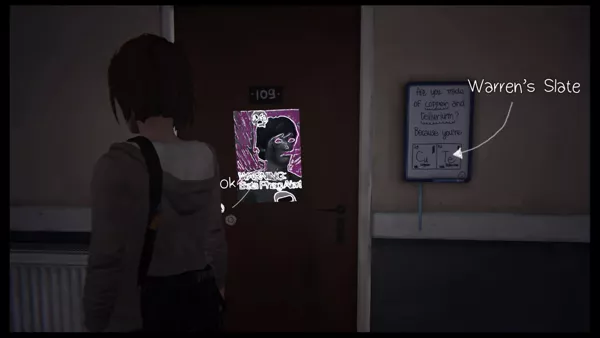 Life Is Strange: Episode 4 - Dark Room PlayStation 4 Leaving Warren a love note