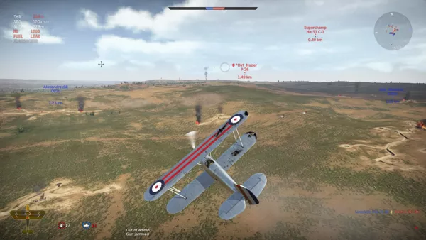 War Thunder PlayStation 4 You can see bulletholes on your plane as other players strife at you